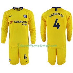 Fußballtrikots Chelsea Fabregas 4 Kinder 2018-2019 Langarm Auswärts-trikot kaufen